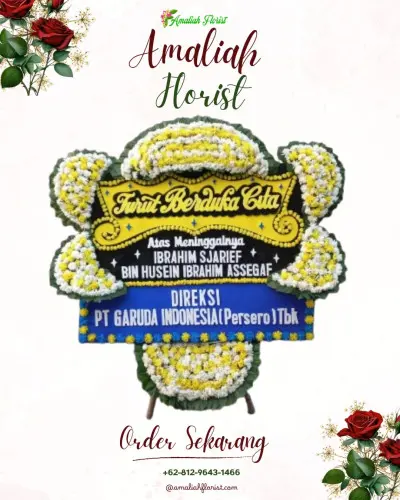 Papan Bunga Duka di Ciganjur